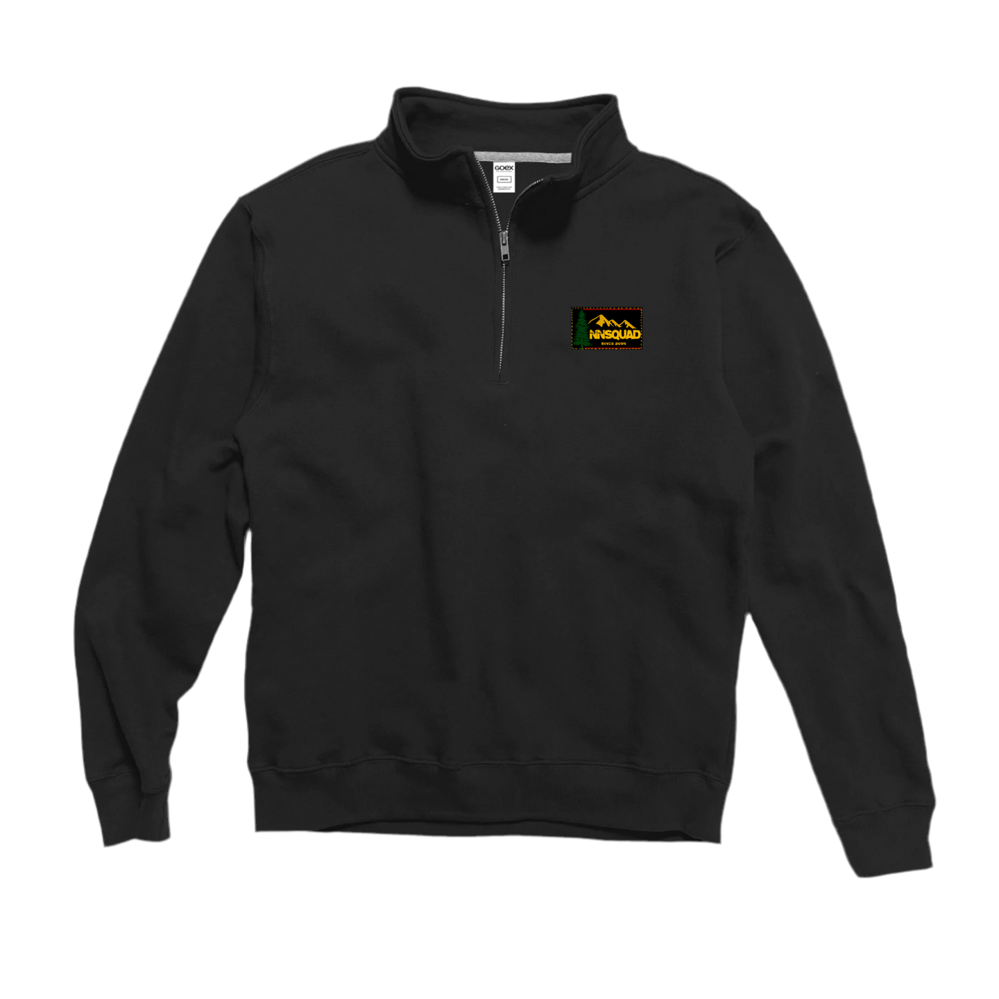 NNS QUARTER ZIP BLACK