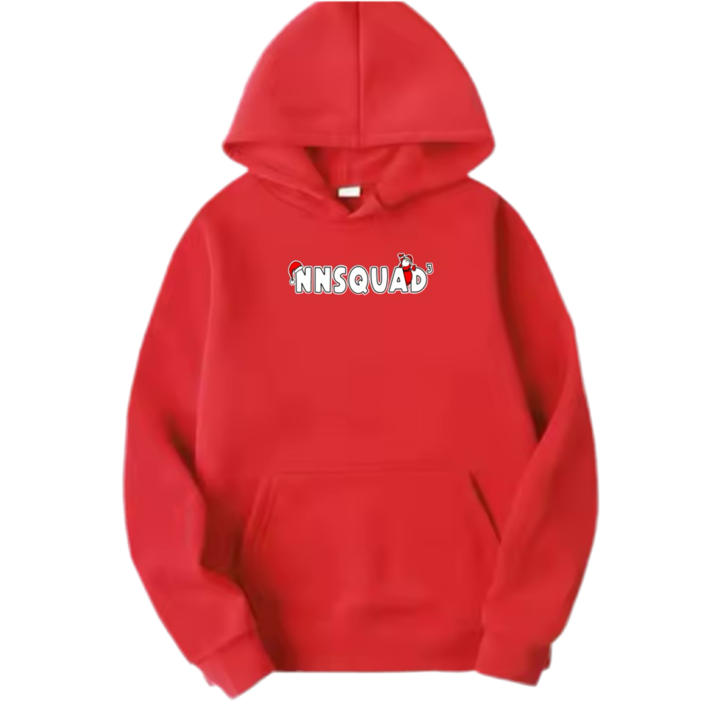 NNSQUAD PUFF RED HOODIE