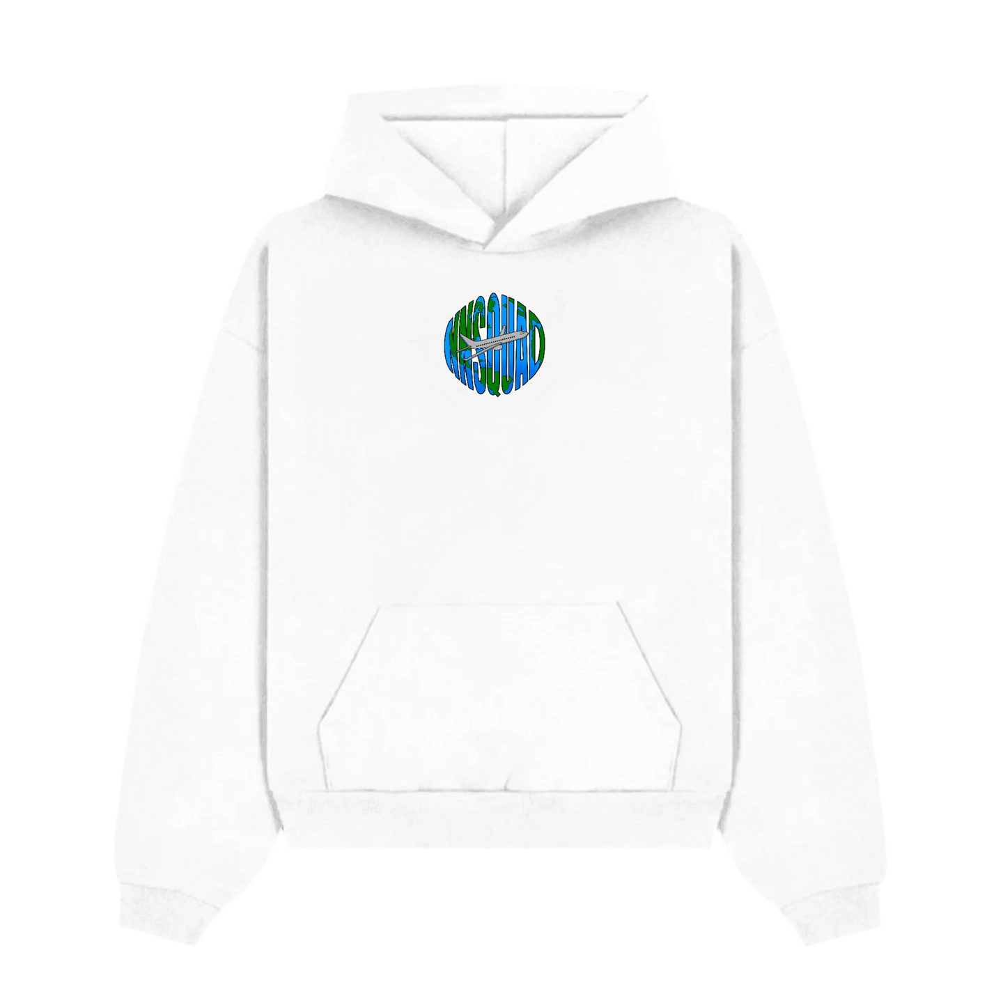 NNSQUAD AROUND THE WORLD WHITE HOODIE