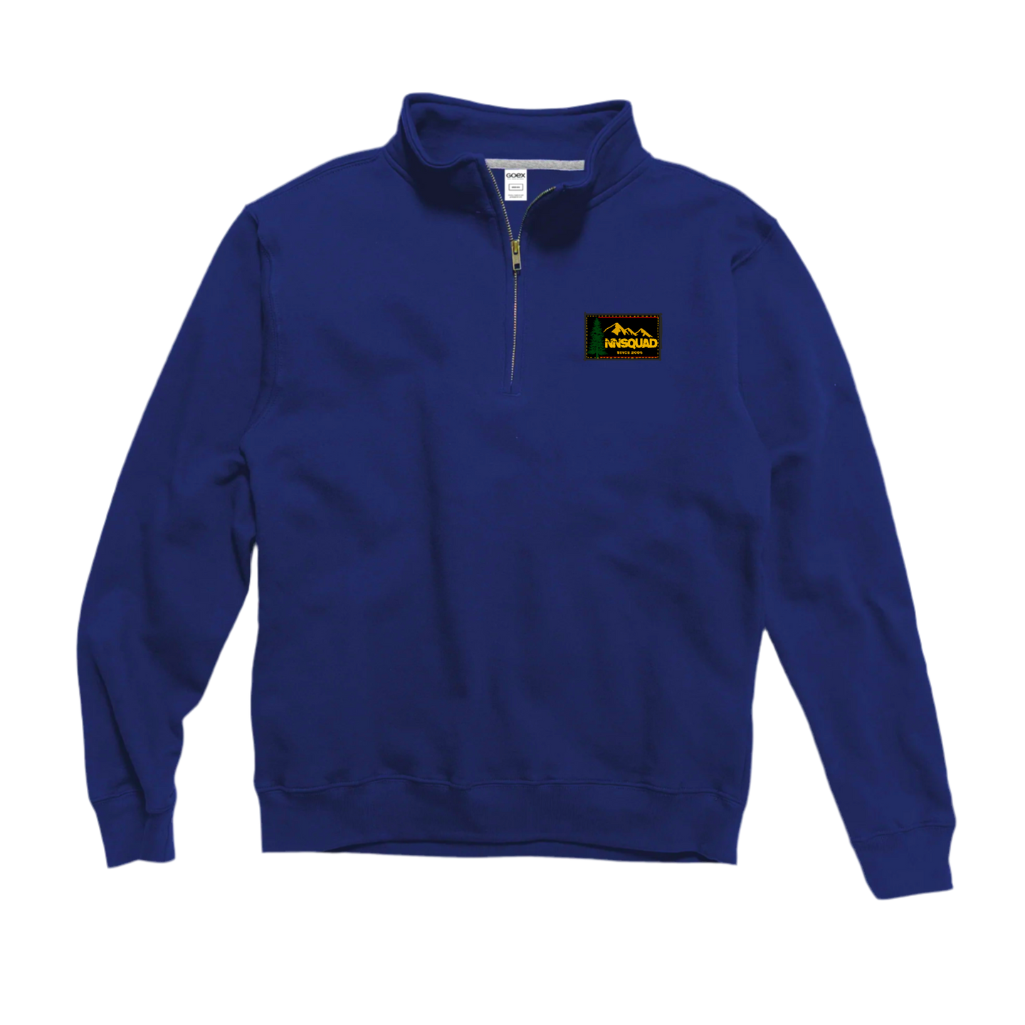 NNS QUARTER ZIP INDIGO BLUE