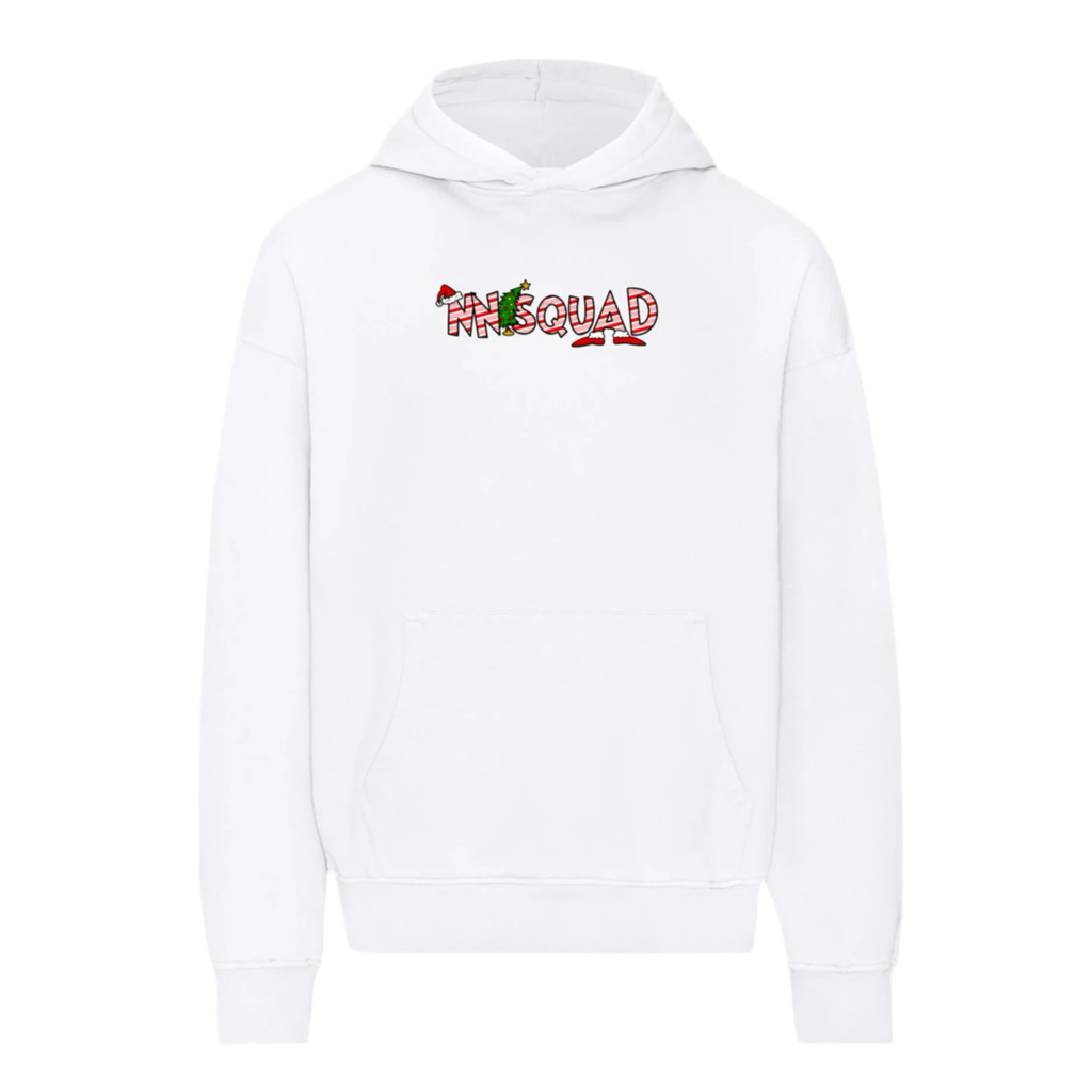 NNSQUAD CHRISTMAS HOODIE WHITE