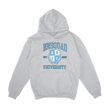 Load image into Gallery viewer, NNSQUAD UNIVERSITY GRAY HOODIE
