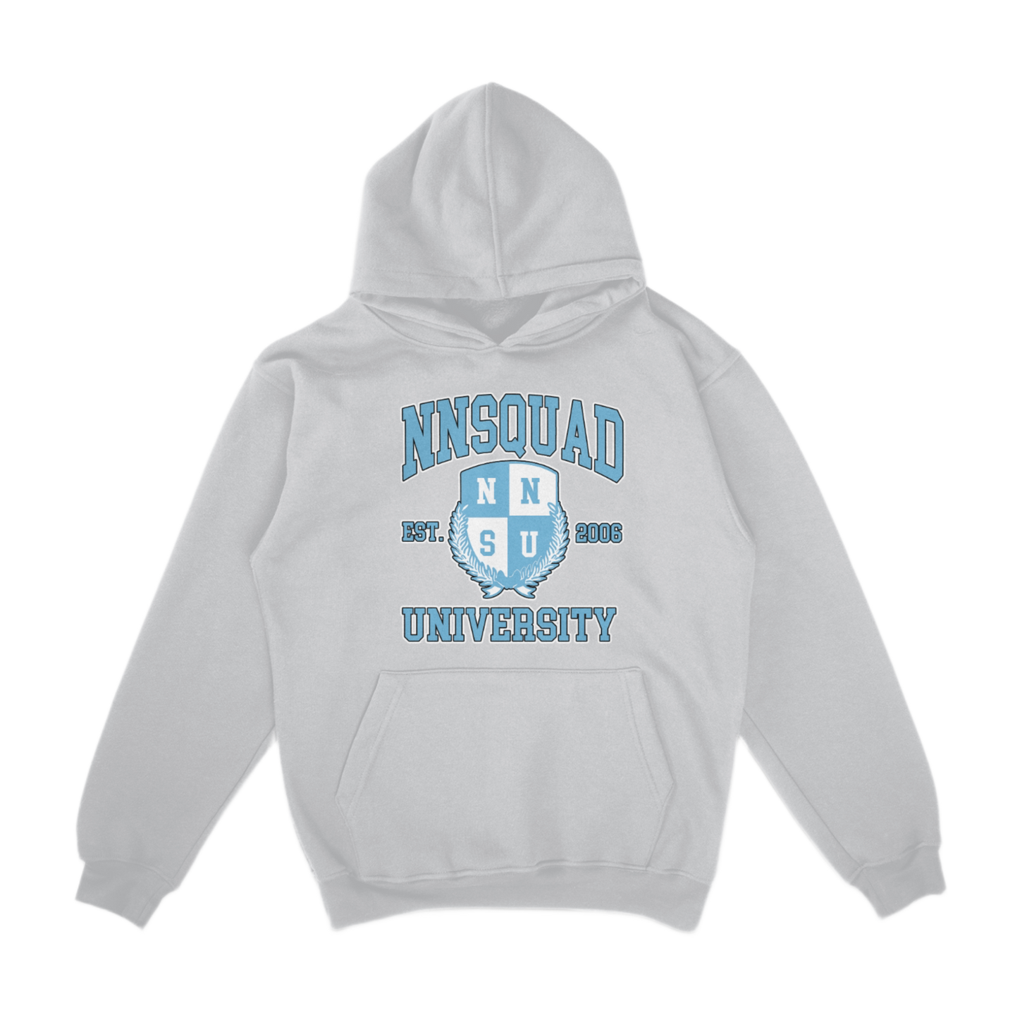 NNSQUAD UNIVERSITY GRAY HOODIE